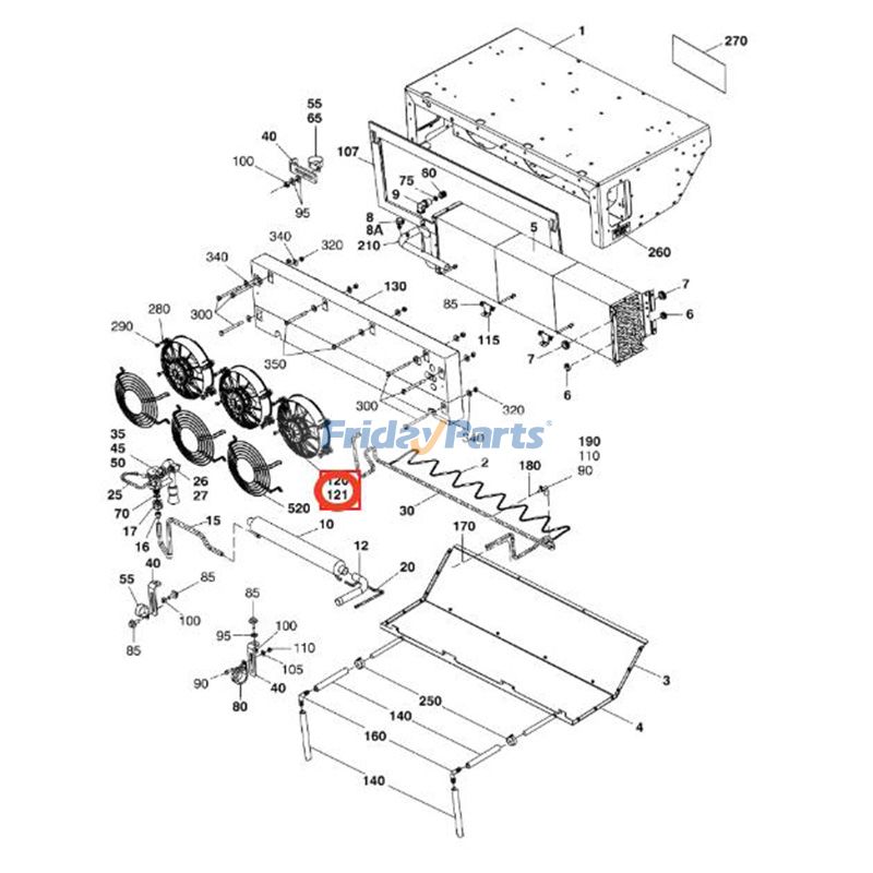 Fan Motor For CARRIER Transport Refrigeration