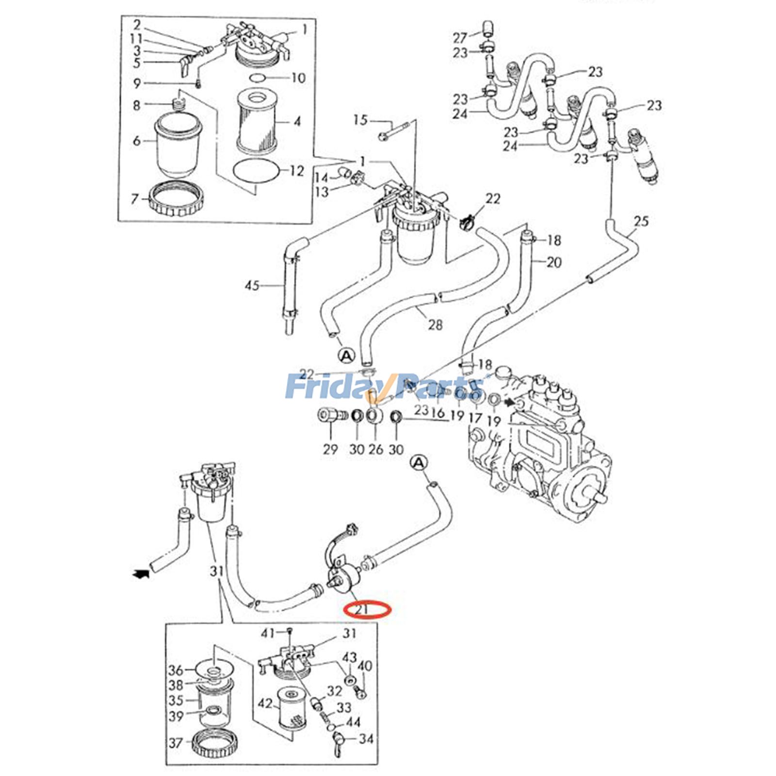 Kraftstoffpumpefür BaggerFür KOBELCO