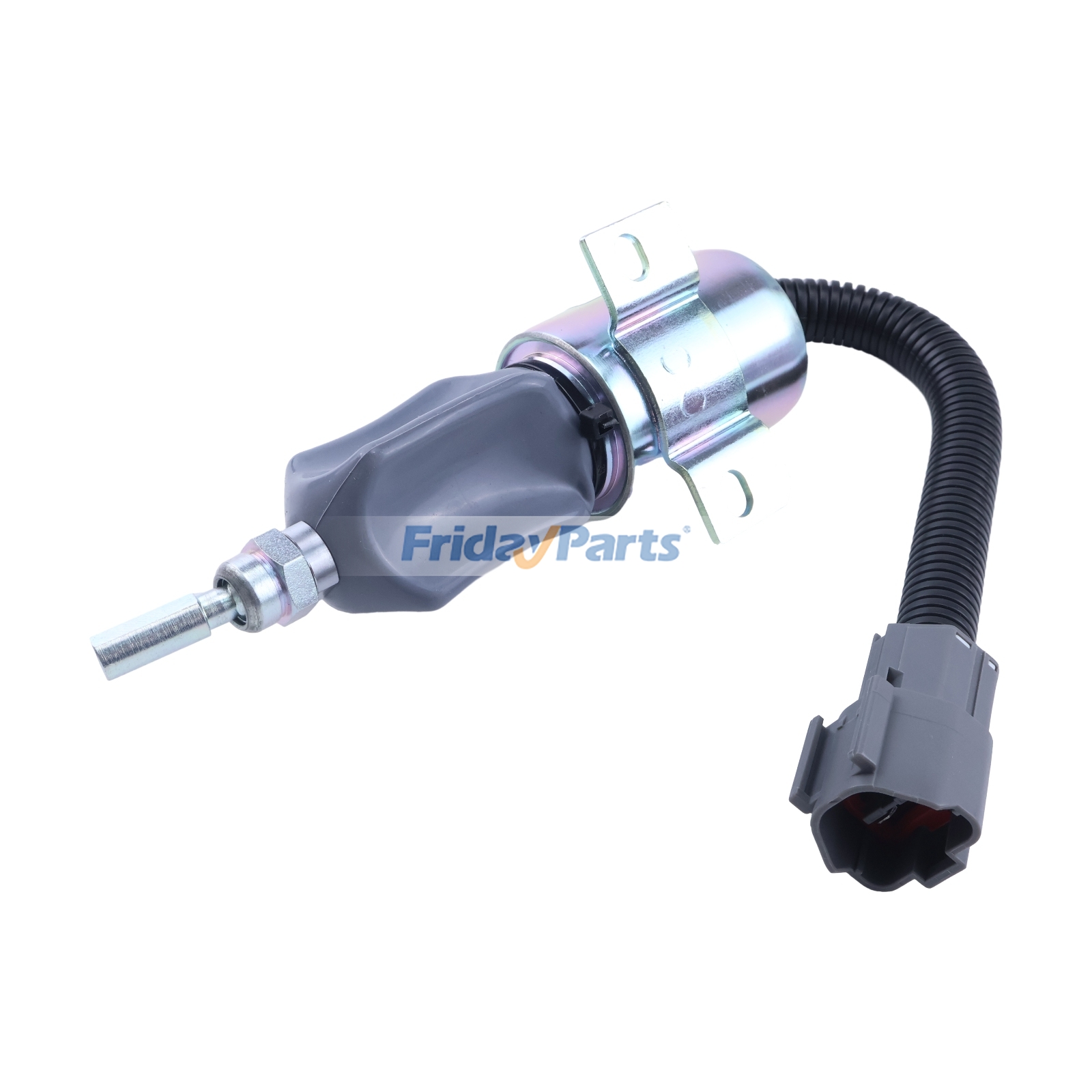 Solenoide de parada de combustible de 12 V 1751ES-12E7UC12B1 32A87-03100 1700-4125 1700-4182 para motor Mitsubishi S4S de FridayParts
