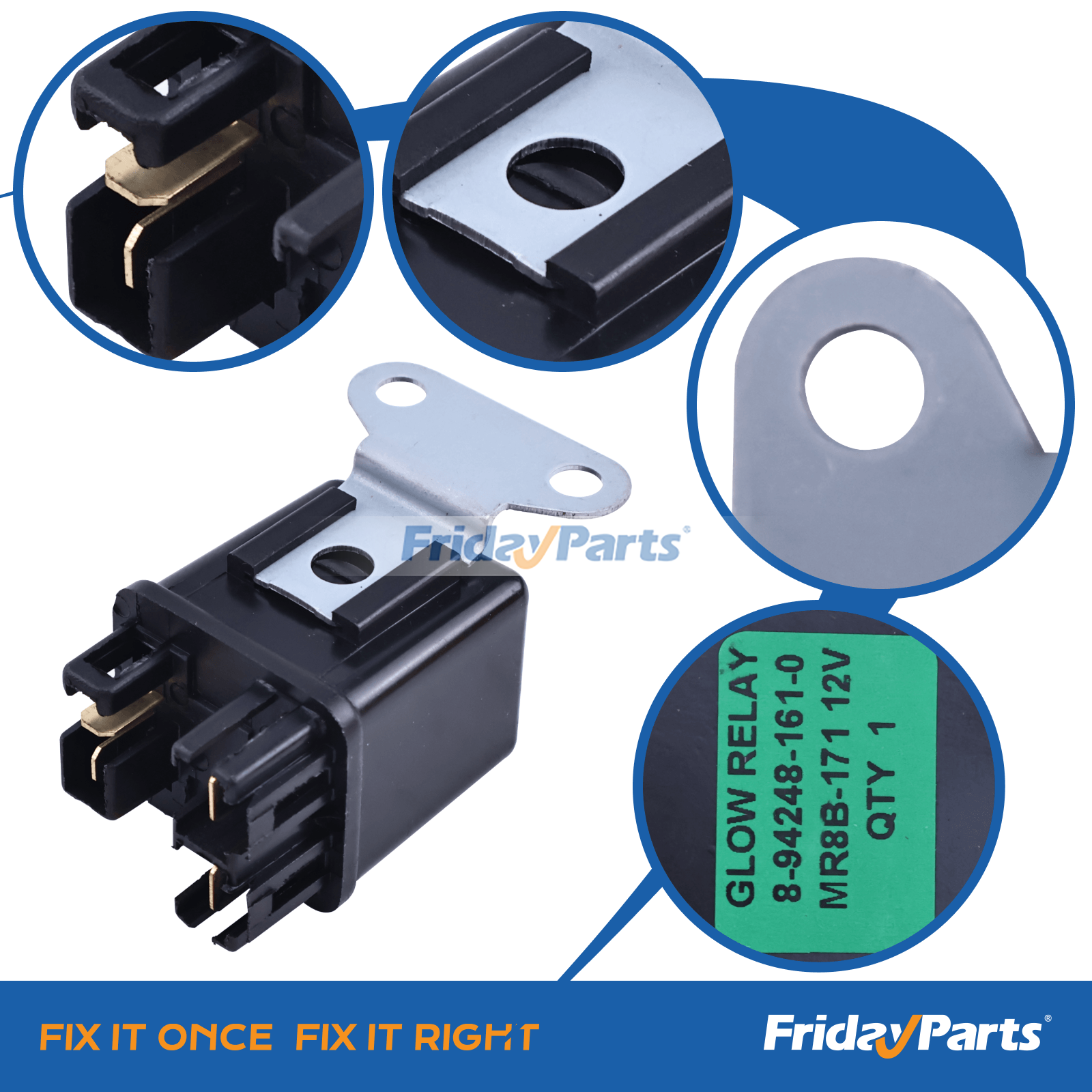 12-V-Glühkerzenrelais NGK G71Su John Deere Cub CadetFür Cub Cadet,Für JOHN DEERE,Für Toyota,Für YANMAR