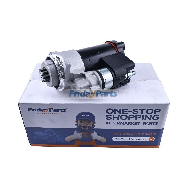 12V Starter Motor RE557904 for John Deere Tractor 5055E 5060E 5065E 5070E 5075E 5080E