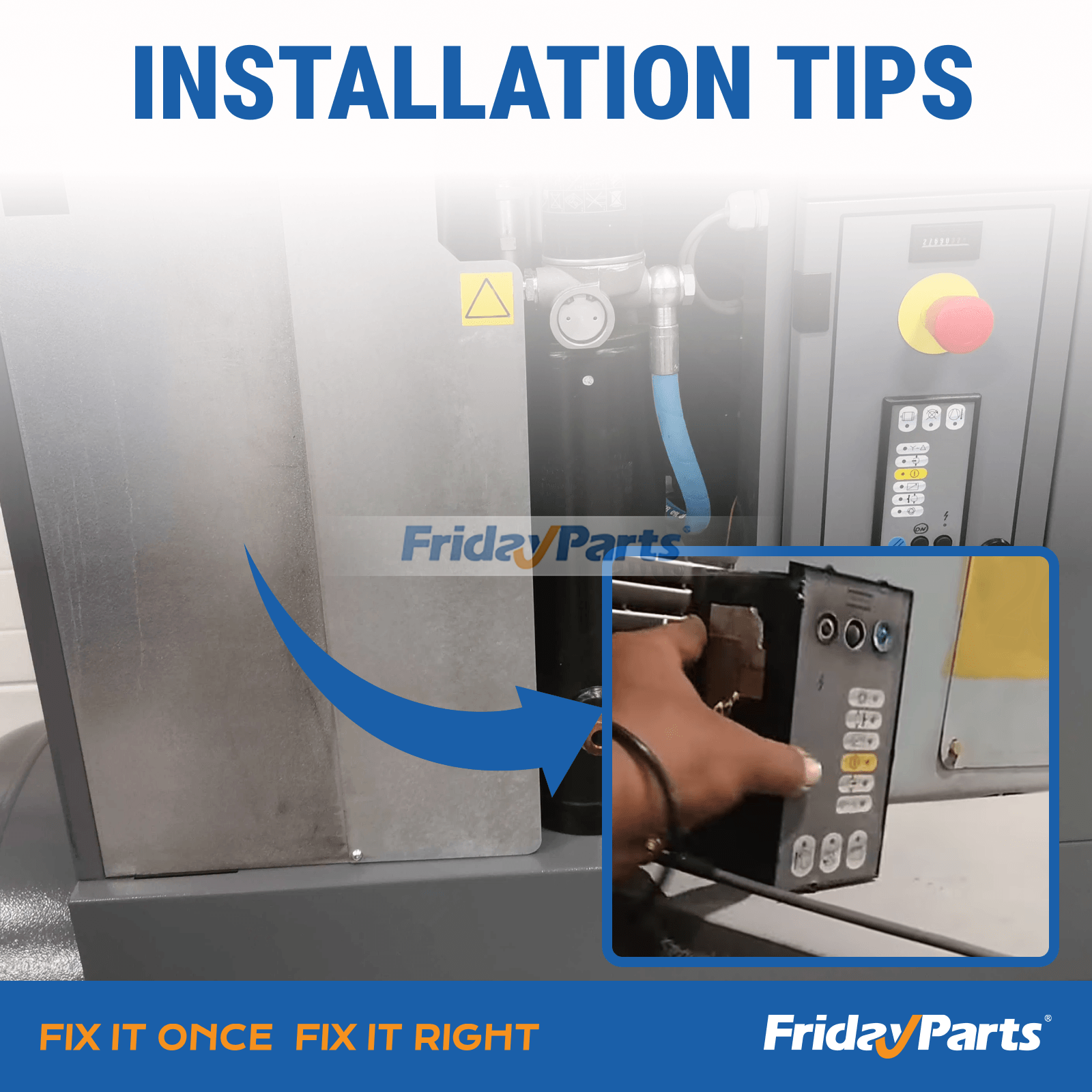 FridayParts 12VAC ES99 Controller Compressor
