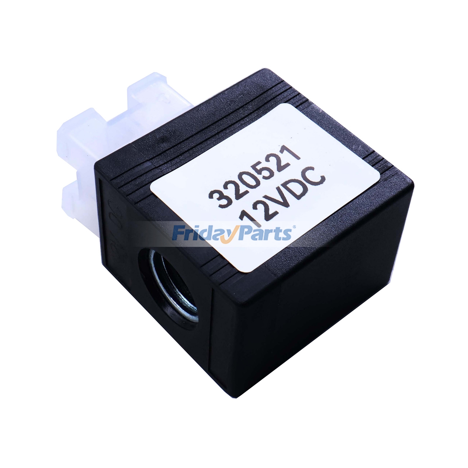 Bobina de repuesto para válvula solenoide de 12 V CC para Danfoss 320521 Comatrol D10-16W-12D-H de FridayParts