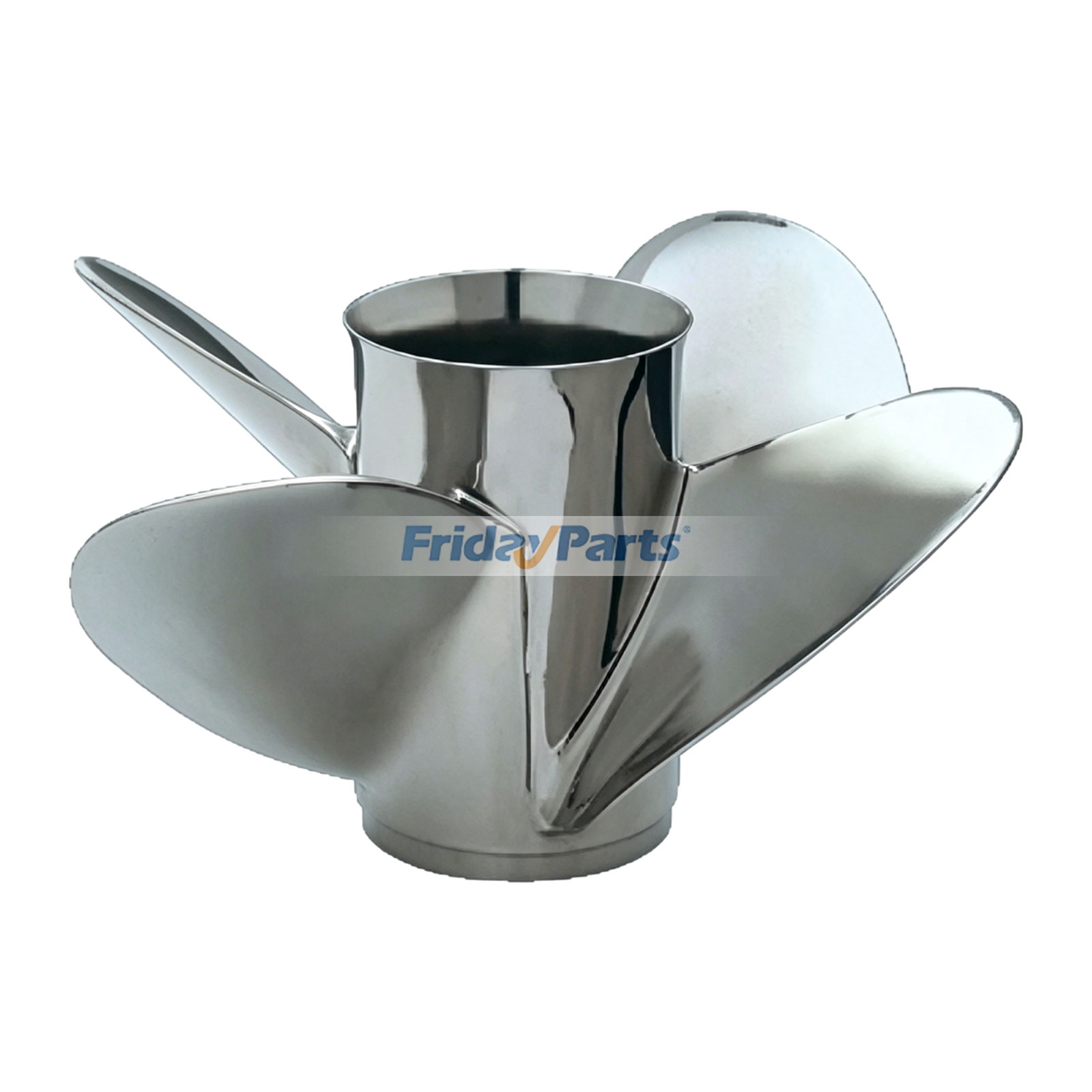 13.75" × 25" (349.25mm × 635mm) RH 4 Blades Propeller MAR-GYT4B-V6-25 MAR-VMAX4-06-25 for Yamaha Outboard 115HP-225HP