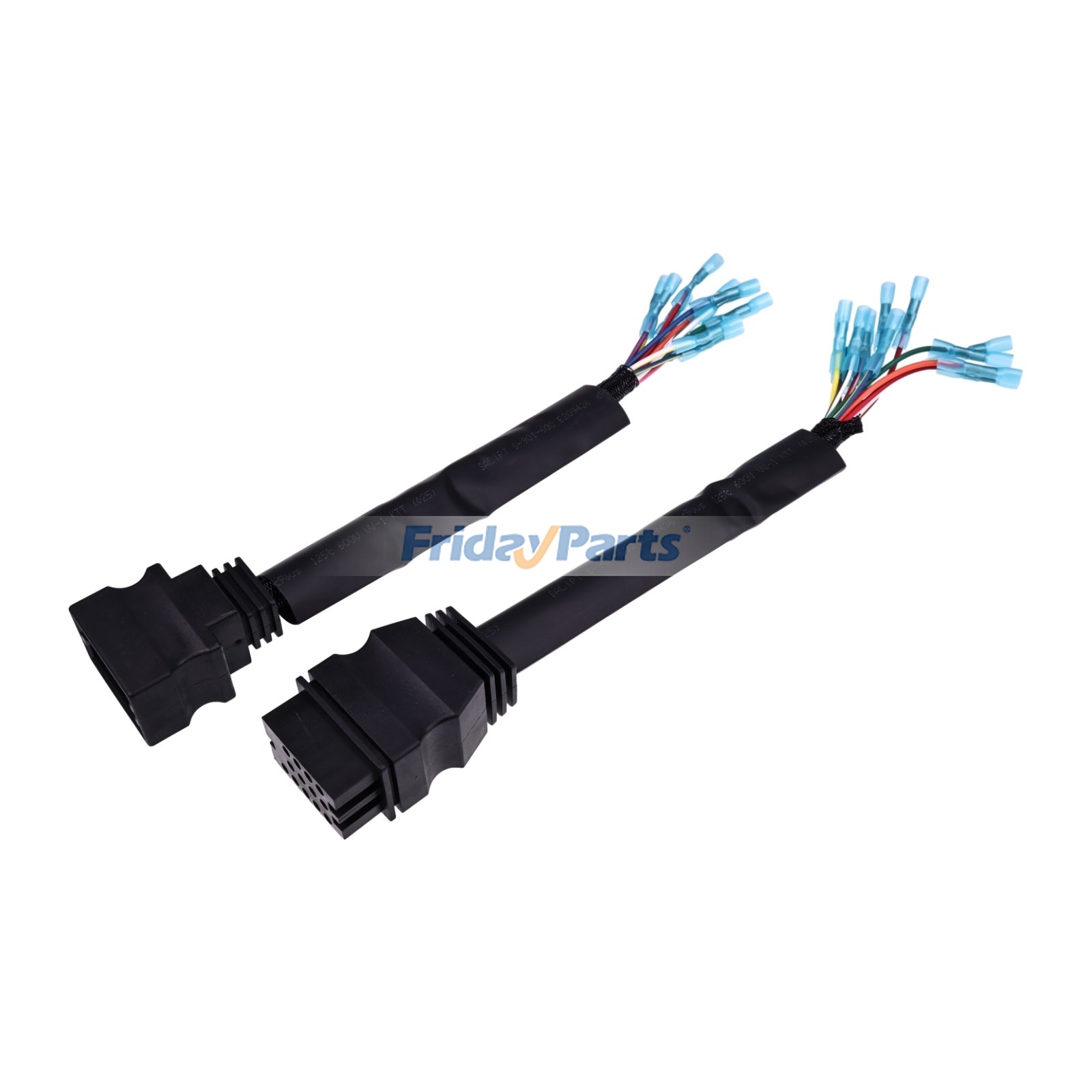 13 Pin Male Plow and Female Side Harness Kit for Boss Snowplow compatible with Snow Equipment