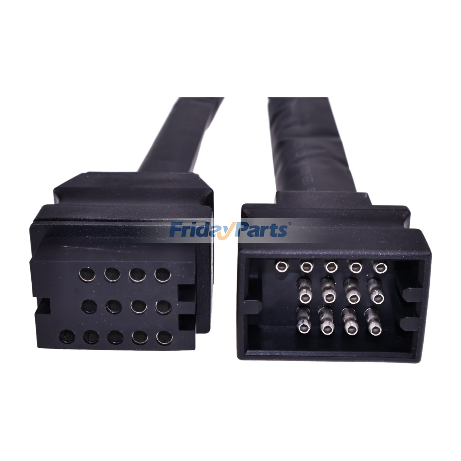 FridayParts 13 Pin Male Plow and Female Side Harness Kit for Boss Snowplow