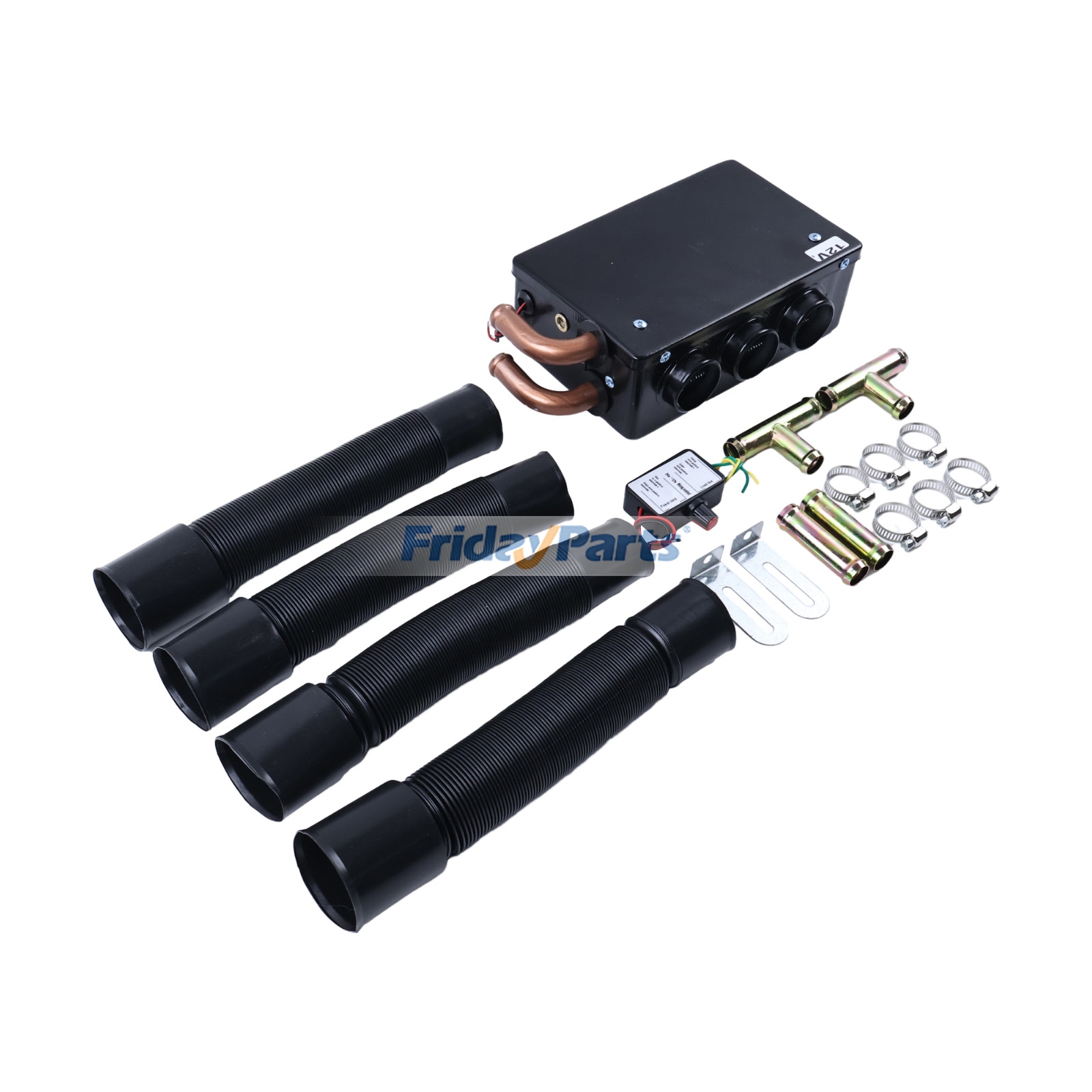 13000BTU Low Profile Universal Auxiliary Cab Heater for Tractor Truck Bus Van Car UTV