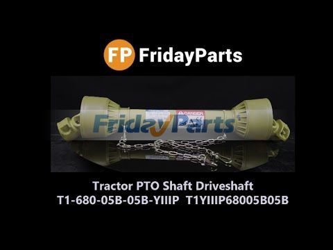 トラクター PTO シャフト ドライブシャフト 1-3/8" x 6 スプライン 両端 26.8"-35.4" 長さ シリーズ 1