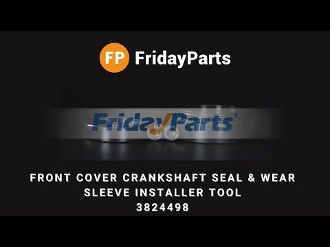 Herramienta de instalación de sello de cigüeñal y manguito de desgaste de tapa delantera 3824498 3824500 para motor Dodge Cummins 3.9L 5.9L 6.7L para Vehículo Para Dodge FridayParts