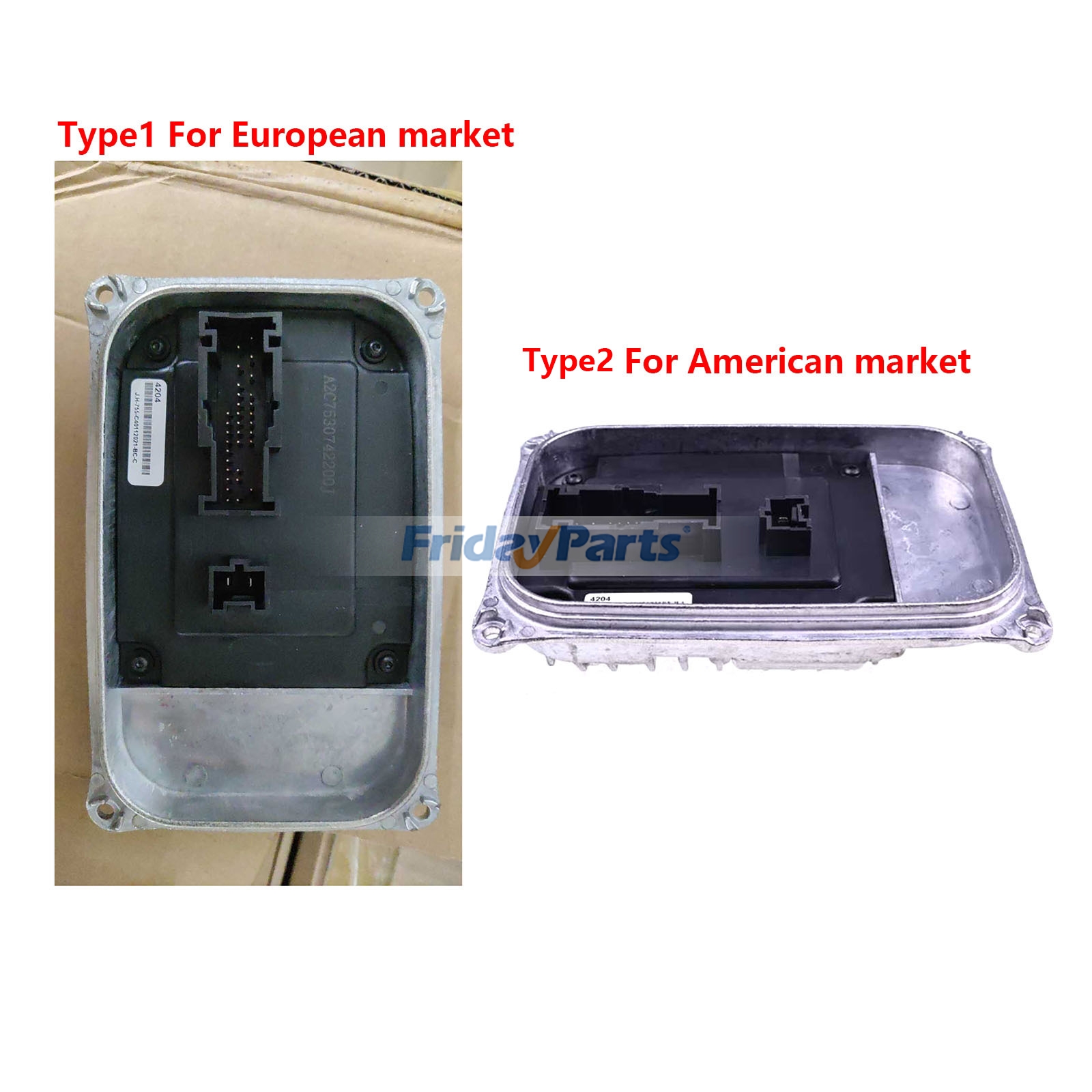 Right Headlight Control LED Module Ballast for Vehicle