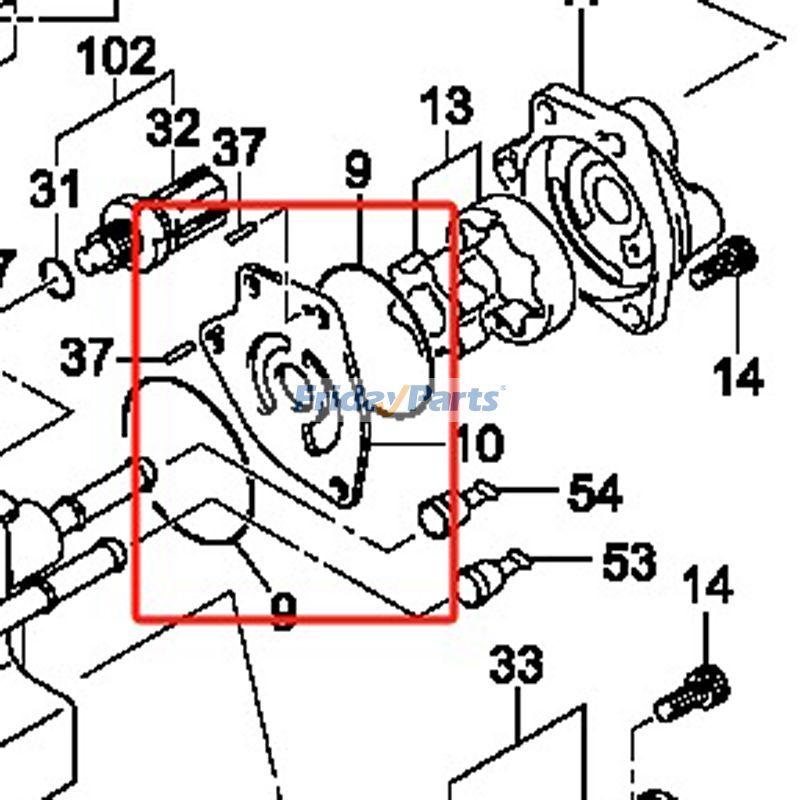 Placa de bomba de inyección 294183-0090 para bomba de inyección de combustible Denso 294000-0173 Para Denso