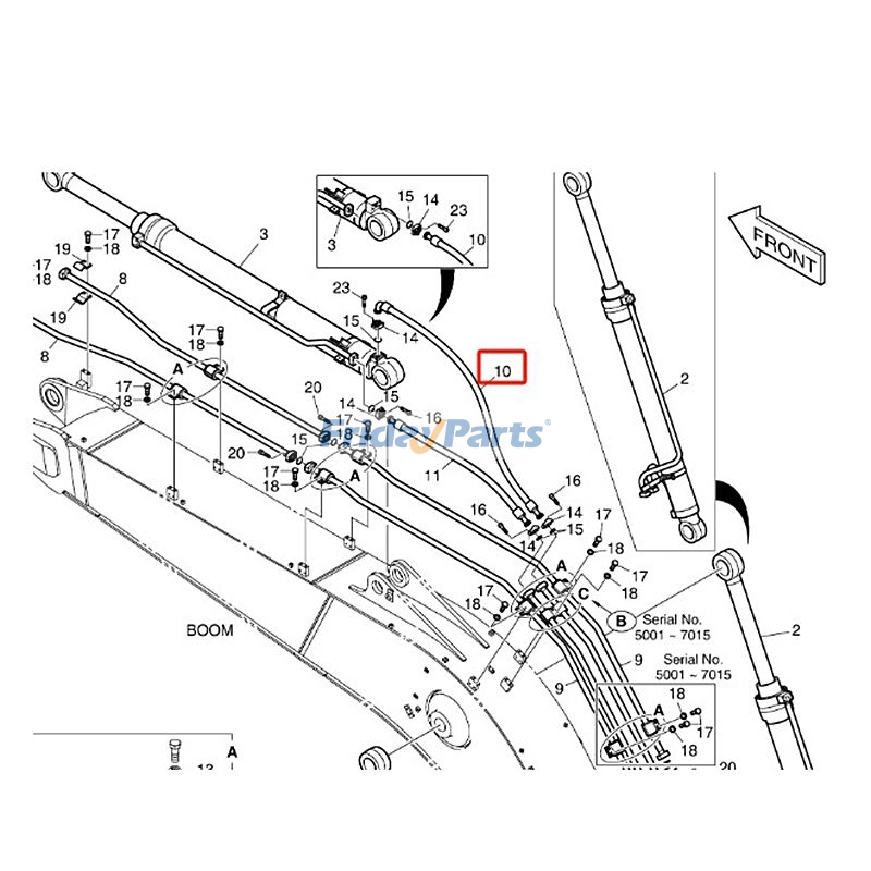 High Pressure Hose for Excavator