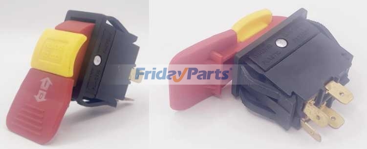 他ブランド用用Ridgid ウェットタイルソー R4020 用 4ピントグルスイッチ 080009022045