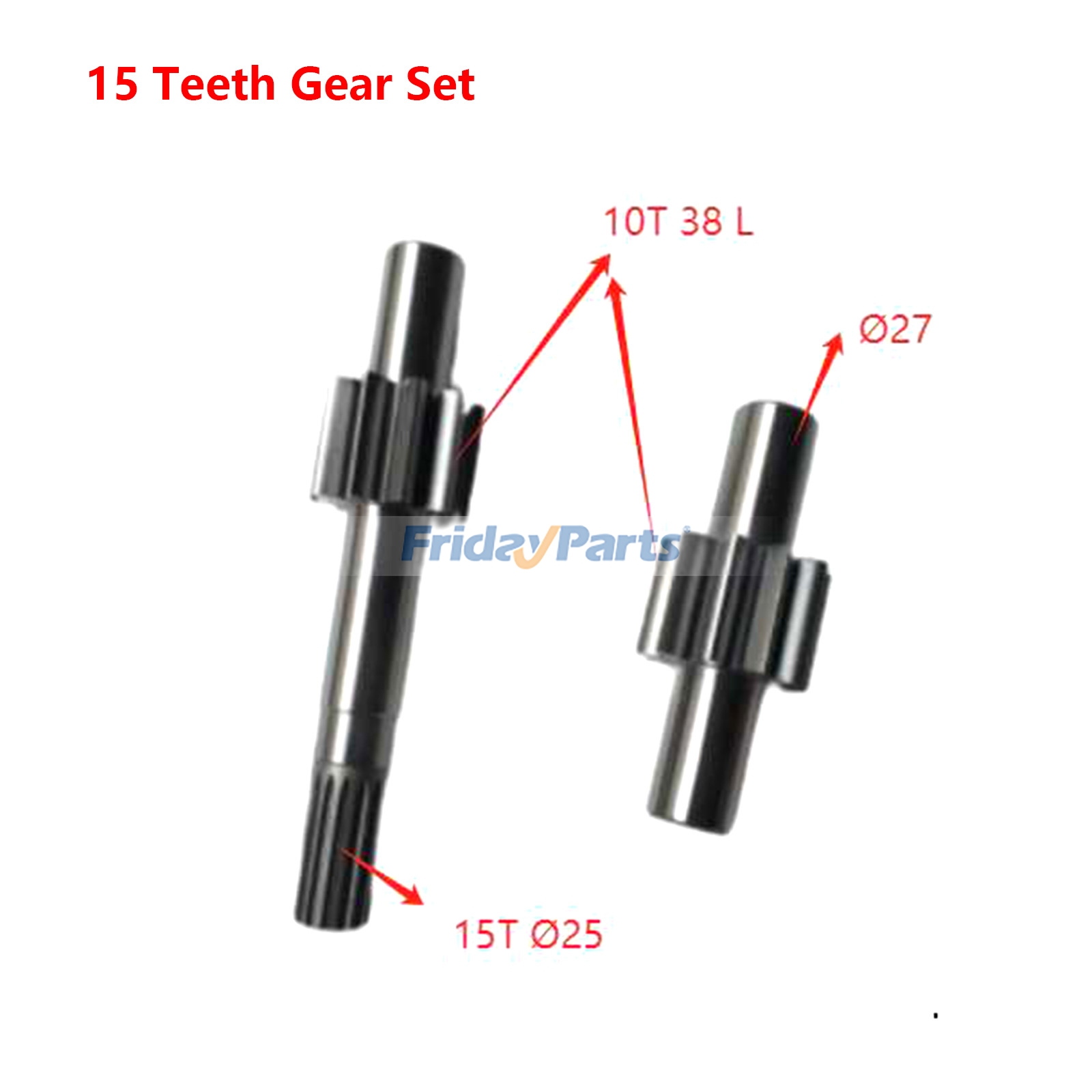 Loader Gear Shaft Kit 