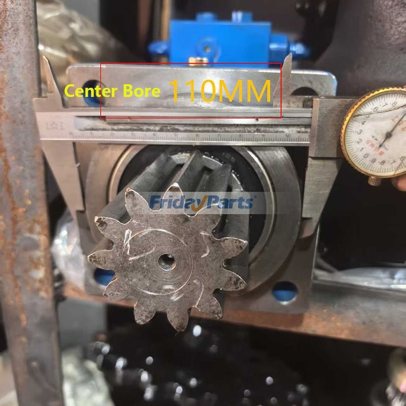 Moteur 2-290C04P2-E-262 pour pelle Sumitomo, 11 dents, entraxe de 147 mm, axe de rotation pilote de 110 mmpourPour SUMITOMO,Pour YANMAR