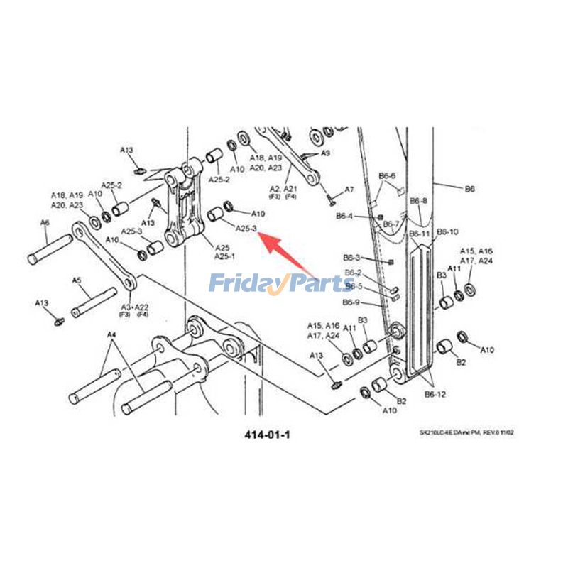 エクスカベーター バケットブッシング