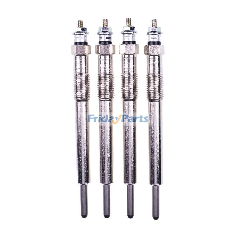 136mm 4 Stück Glühkerzen 8941337599 8-94133-759-9 für Isuzu Motor 4JB1 4JG1 4JG1T 4JG2 4JC1 4LE2 6BG1Truck NPR NKR NHR NLR NMR NQR