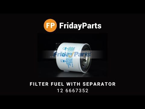 FridayParts Filter Fuel With Separator 12