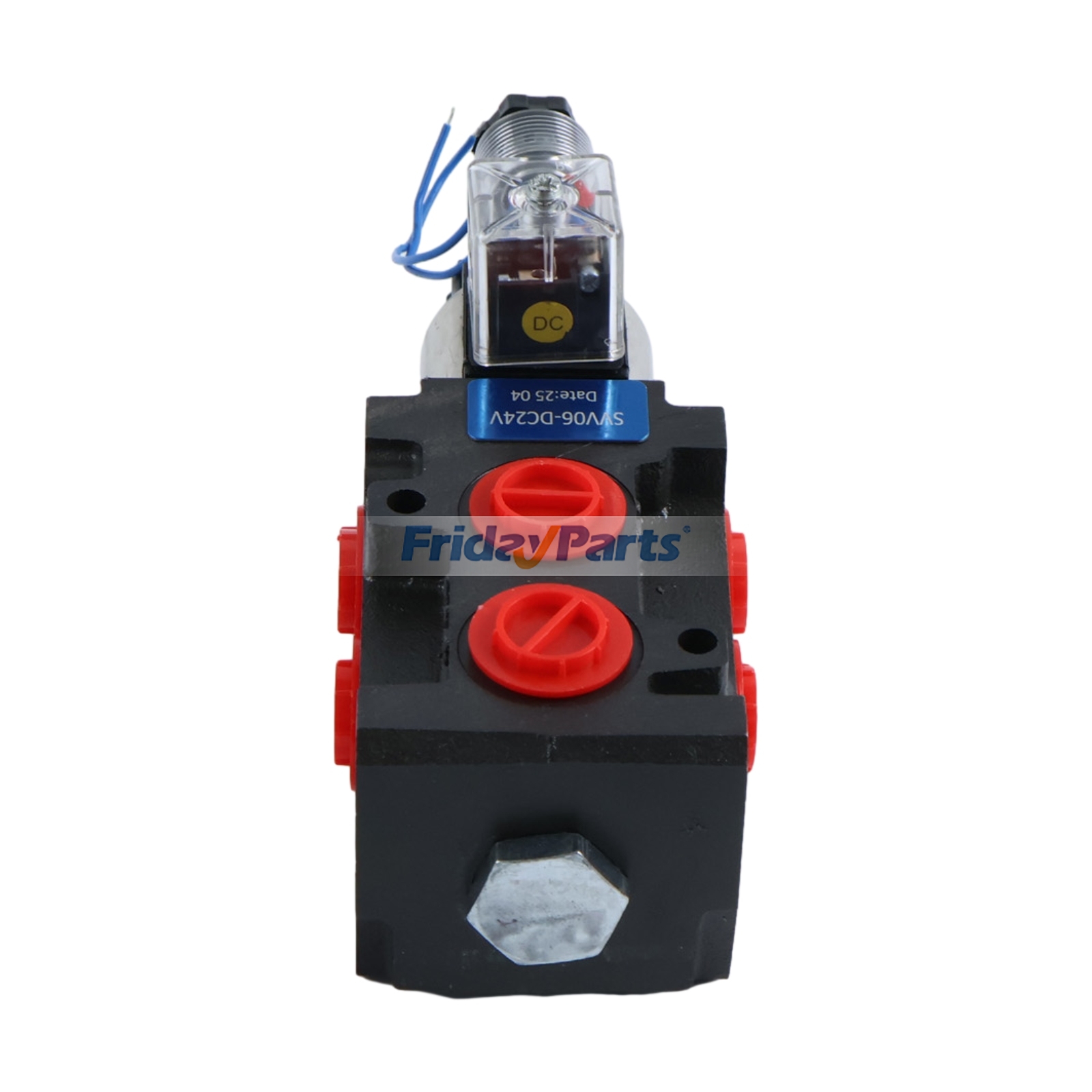 Válvula Seletora Hidráulica Solenoide de 6 Portas e 13 GPM - Substitui a Summit Hydraulics DV50-08S FridayParts