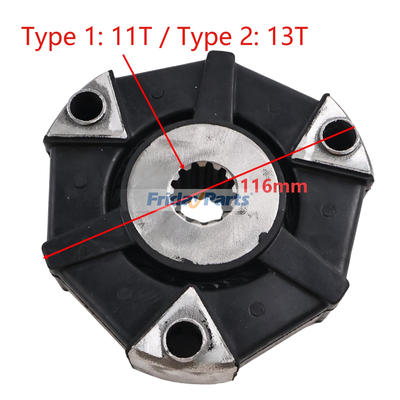Hydraulic Pump Coupling Assembly for Engine,Excavator