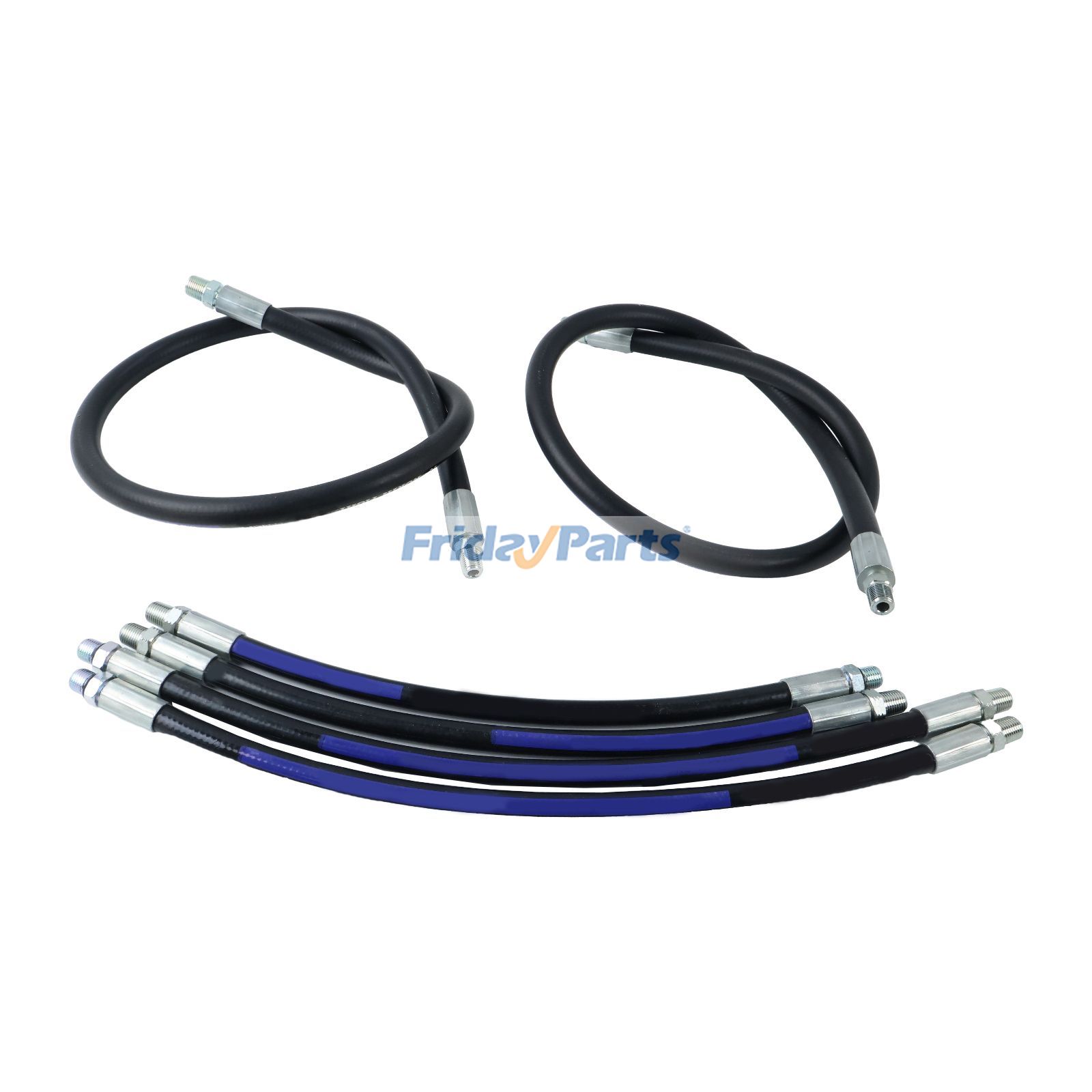 Kit de tubo hidráulico de 14", 15,5", 18" y 42" para quitanieves Boss Power-V XT Series de 8'2" y 9'2" Para BOSS