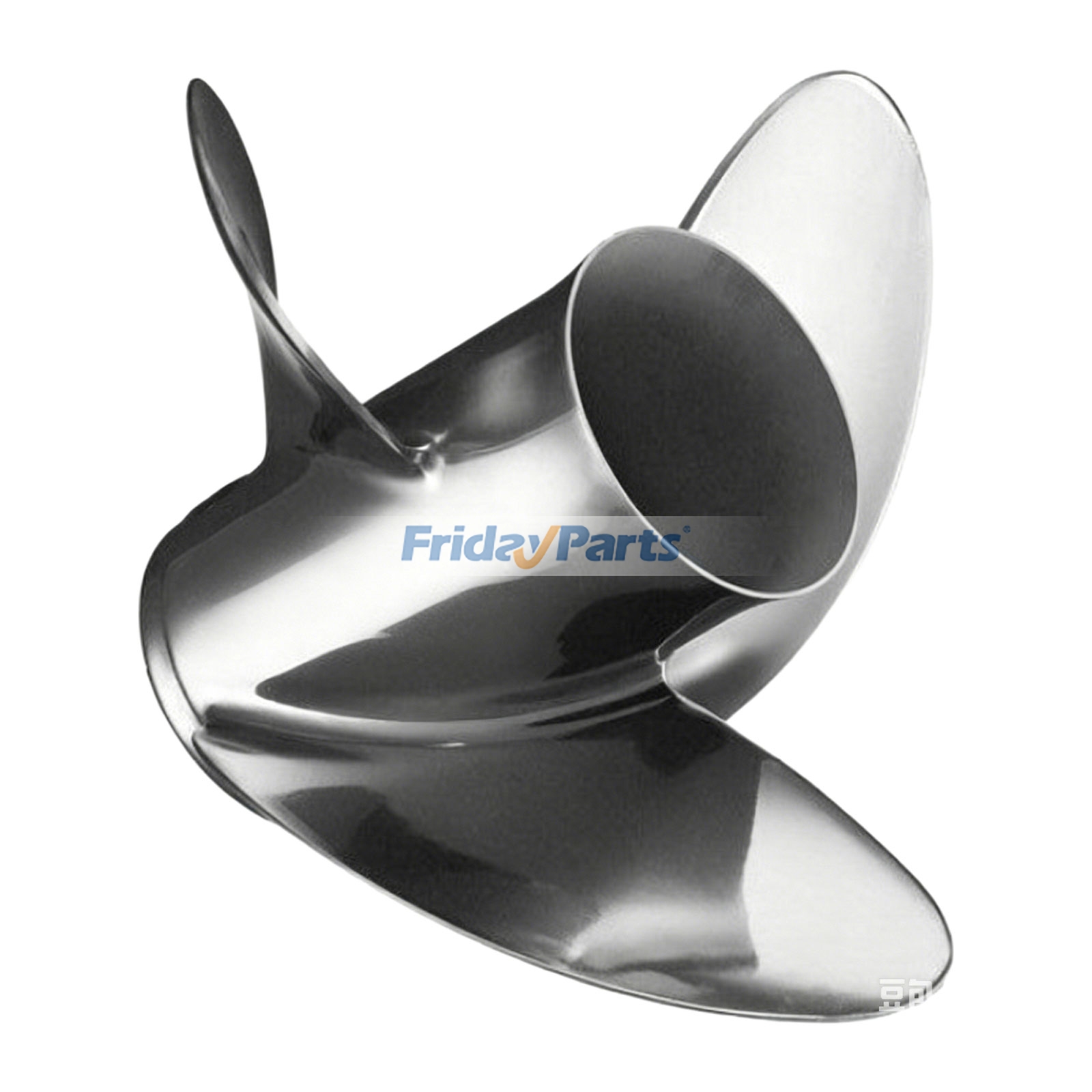 Hélice de 3 palas derecha de 14,2" × 18" (360,68 mm × 457,2 mm) 48-898996A46 48-8M0151237 para motores fueraborda Mercury de 90 HP, 115 HP, 135 HP, 175 HP, 200 HP, 250 HP, 300 HP y 350 HP.