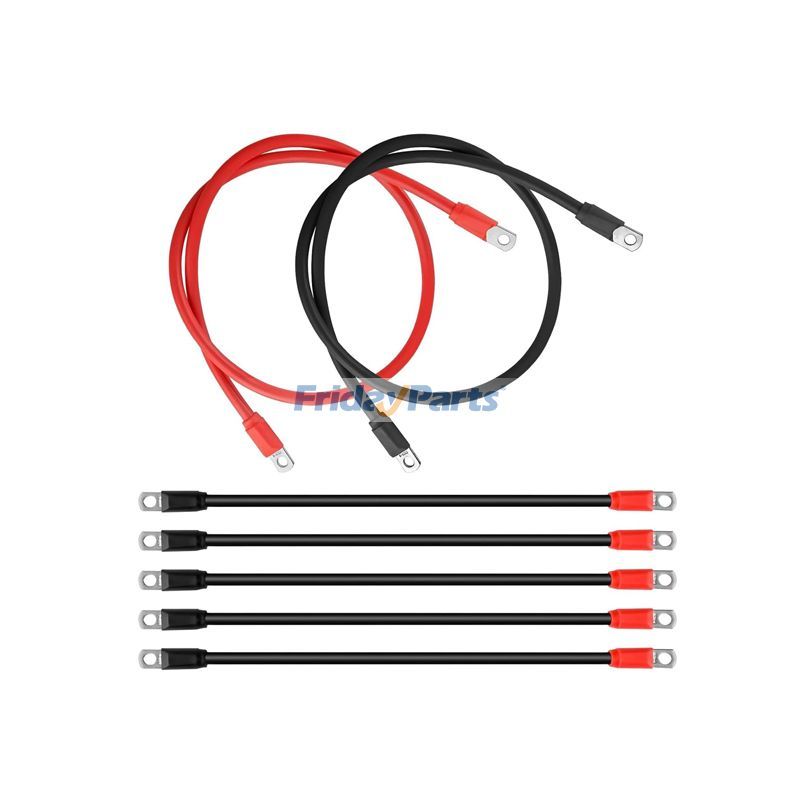 Câble de batterie robuste 36 V/48 V de 14" + 40" de long pour voiturette de golf Club Car à partir de 1994