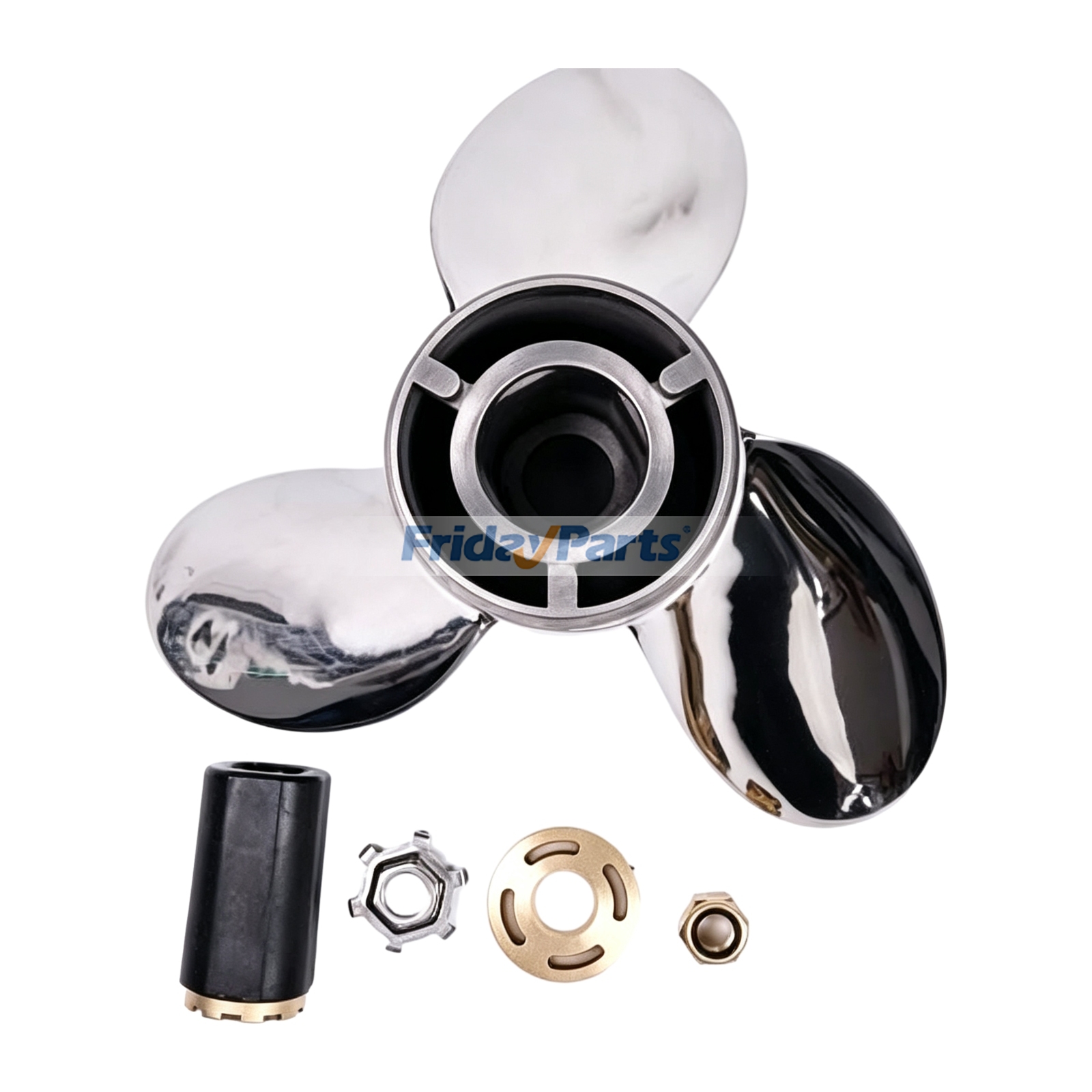 14.5in Stainless Steel Propeller 48-8M0151313 for Evinrude Engine E-TECG2 Mercury MerCruiser Sterndrive Alpha BravoOne