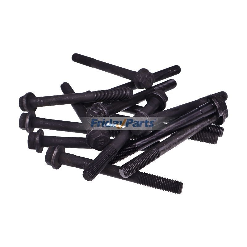 14 Stück Zylinderkopfschrauben 129150-01200 für Yanmar-Motor 3TNV88 3TNV84 3TNE88 3TNE84 3JH3E