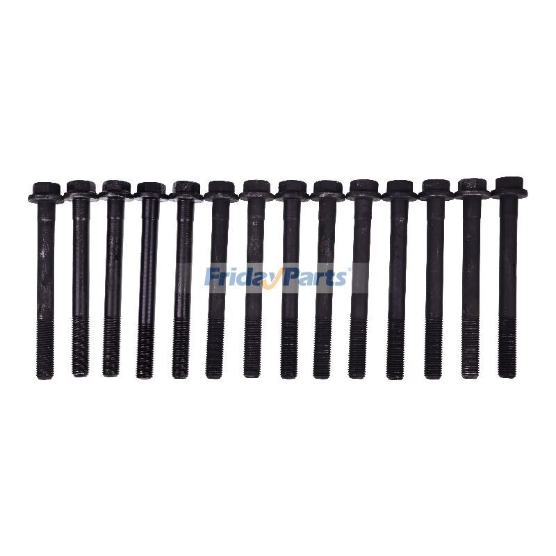 FridayParts 14 PCS Cylinder Head Bolt 3TNV88 3TNV84 3TNE88 3TNE84 3JH3E