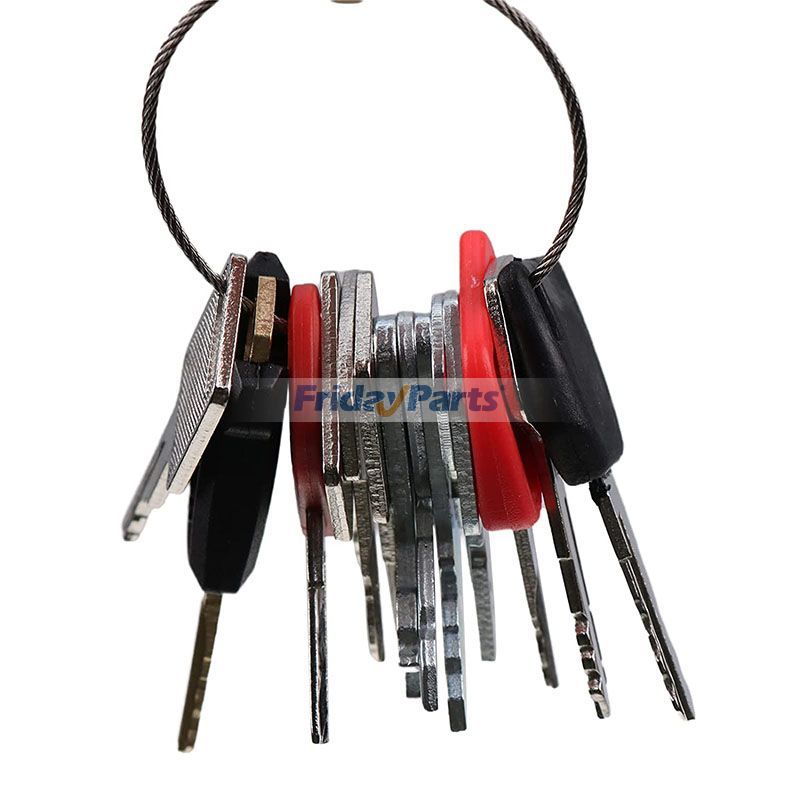 Zündschlüssel für CASE, JCB, Caterpillar CAT, Komatsu, Bobcat, Hyster, Kobelco, Kawasaki, schwere Ausrüstung, 14 Stückfür Für BOBCAT,Für CASE,Für CAT,Für JCB,Für KOBELCO,Für KOMATSU,Für andere Marken
