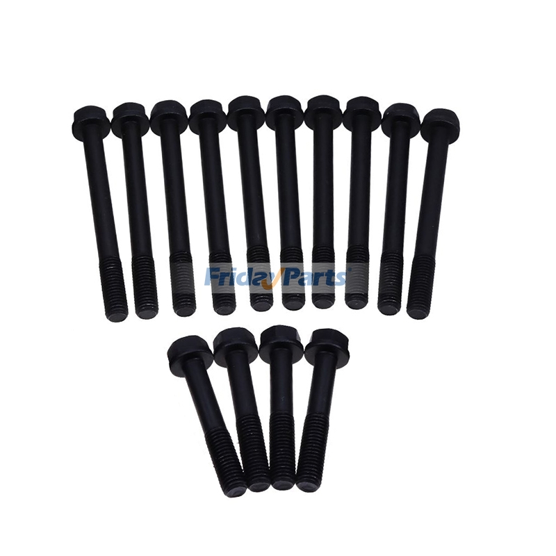14 Pieces Cylinder Head Bolt 3920779 3920780 for Cummins Engine 4B3.9 B3.3 B4.5 6B5.9 B5.9 G5.9 ISB3.9 ISB5.9 QSB3.9 QSB4.5 QSB5.9 QSB6.7 QSL9