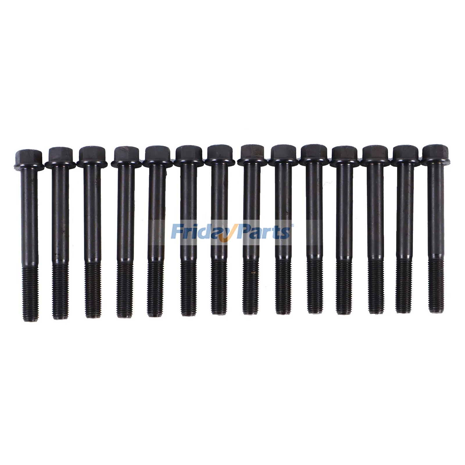 14 Pieces Cylinder Head Bolt 6743-11-1610 for Komatsu Engine SA6D114E SAA6D114E Loader WA320-3L WA380-3 WA380-5 WA420-3L WA430-6