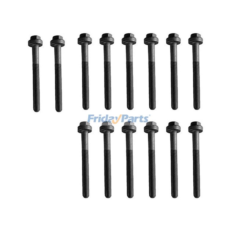 14 Pieces Hexagonal Flange Screw 3678506 for Cummins Engine B5.9 ISX15 QSX11.9 QSX15 QSN14 ISX12 X15
