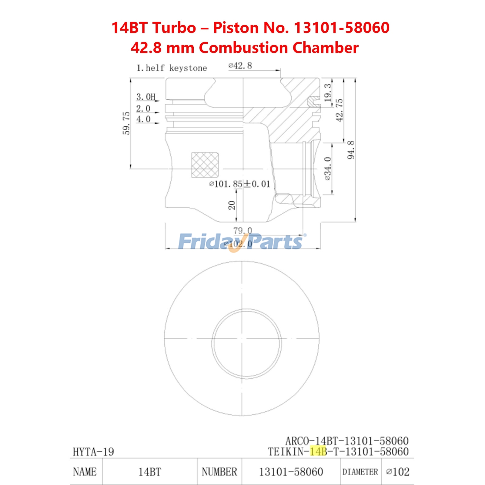 Overhaul Rebuild Kit for Engine,Truck