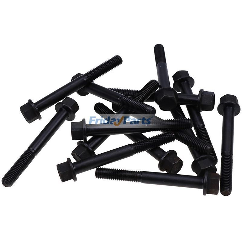 14-teilige Zylinderkopfschraube 14601-0345-0 für Kubota-Motor WG972 Traktor B7300 B7400 BX1500 BX1800 BX2230 BX2350