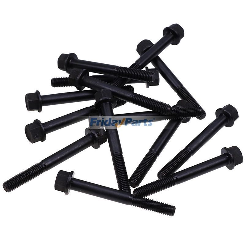 FridayParts Zylinderkopfschrauben für B7300, B7400, BX1500, BX1800, BX2230, BX2350, 14 Stück