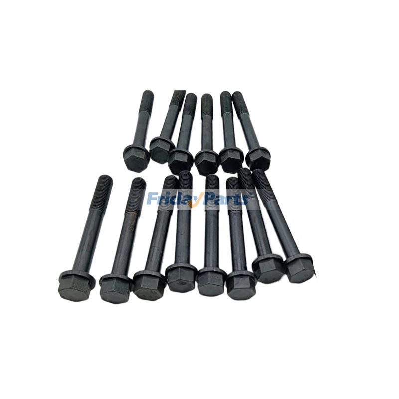 Engine,Excavator,Loader,Mower,Tractor,Other Construction Equipment 14Pcs Cylinder Head Bolt