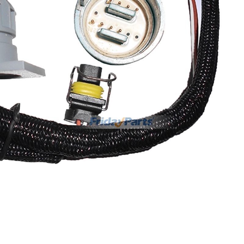 Arnés de cableado de inyector de combustible de 14 pines para Perkins 1206