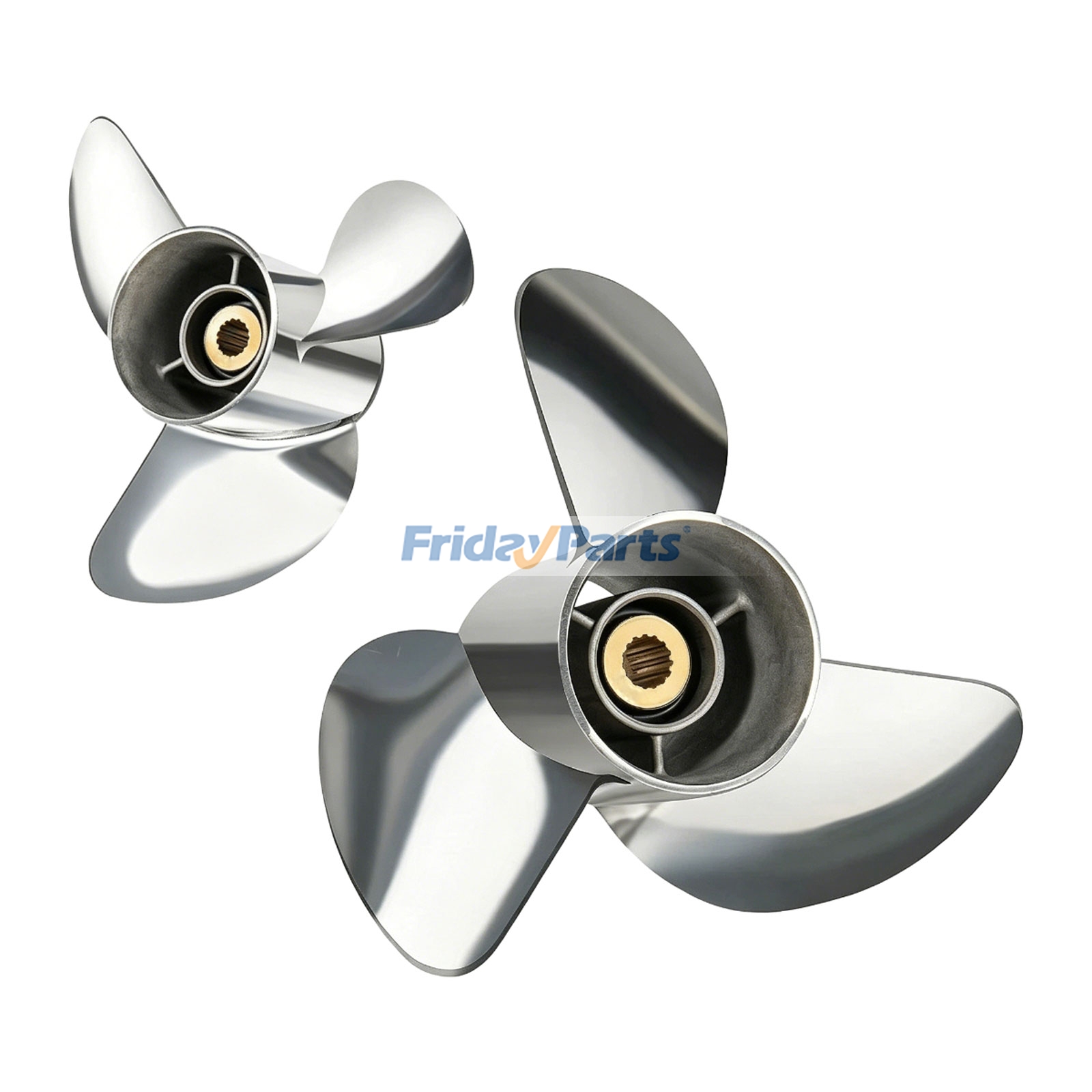 15.25" × 19" (387.35mm × 482.6mm) RH+LH 3 Blades Propeller 6CF-45970-20-00 6CE-45970-20-00 for Yamaha Outboard 150HP-300HP