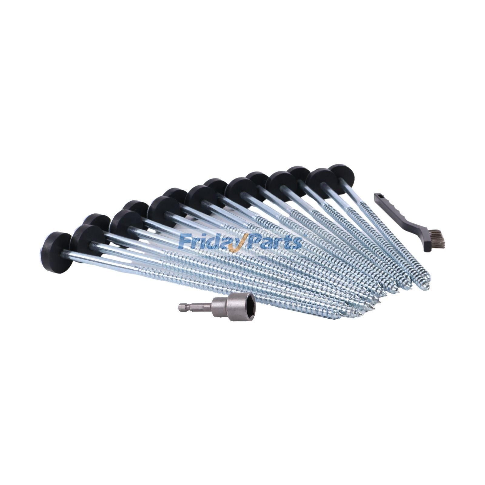  15 Pieces Drillable Tent Stake 12" Hex Pegs Heavy Duty Metal Tent Anchor For OTHER BRAND