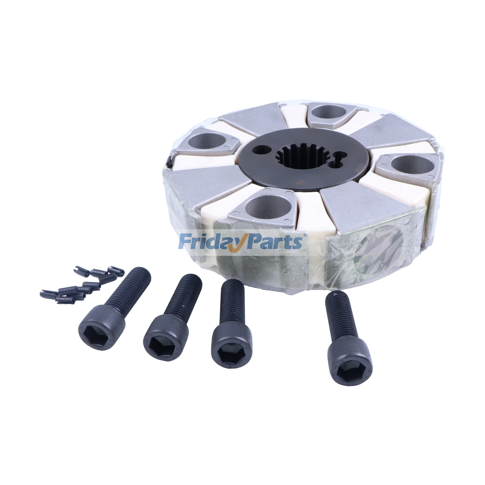 15 Teeth 90H Adapter Coupling Assembly with Aluminum Block for Excavator Loader