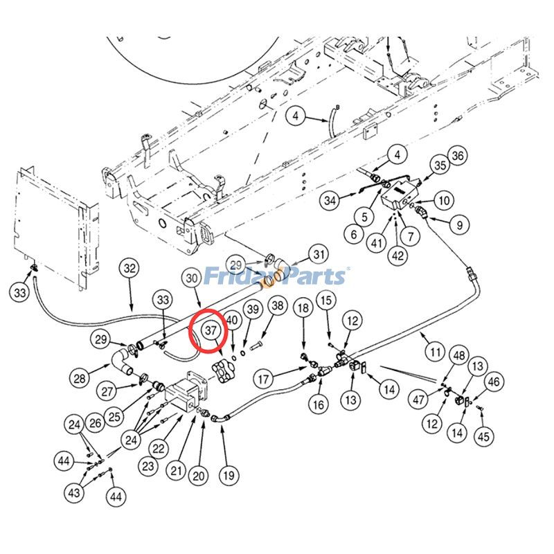 15 Teeth Hydraulic Pump Coupler For CASE Forklift,Loader,Others