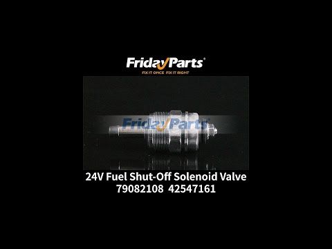 24V Fuel Shut-Off Solenoid Valve 99478110 A77797 for CASE