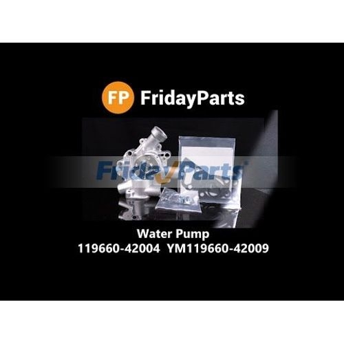 Pompa Acqua Ricambio Per Motori Yanmar 3TNA72 3TNV72 - Codice 119660-42009, 119660-42004
