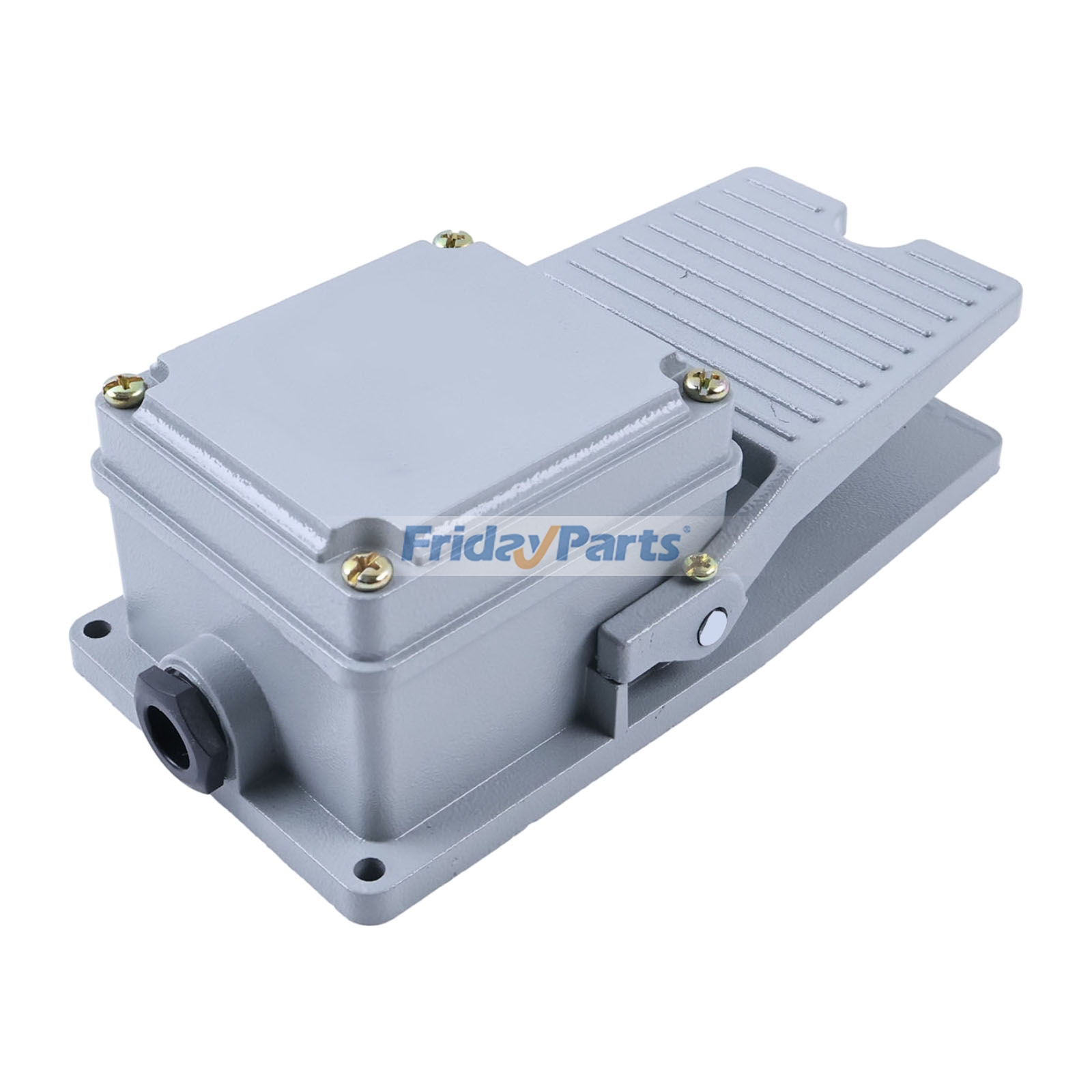 Rutschfester Fußpedalschalter LT3 aus Aluminium, 15 A, 250 V