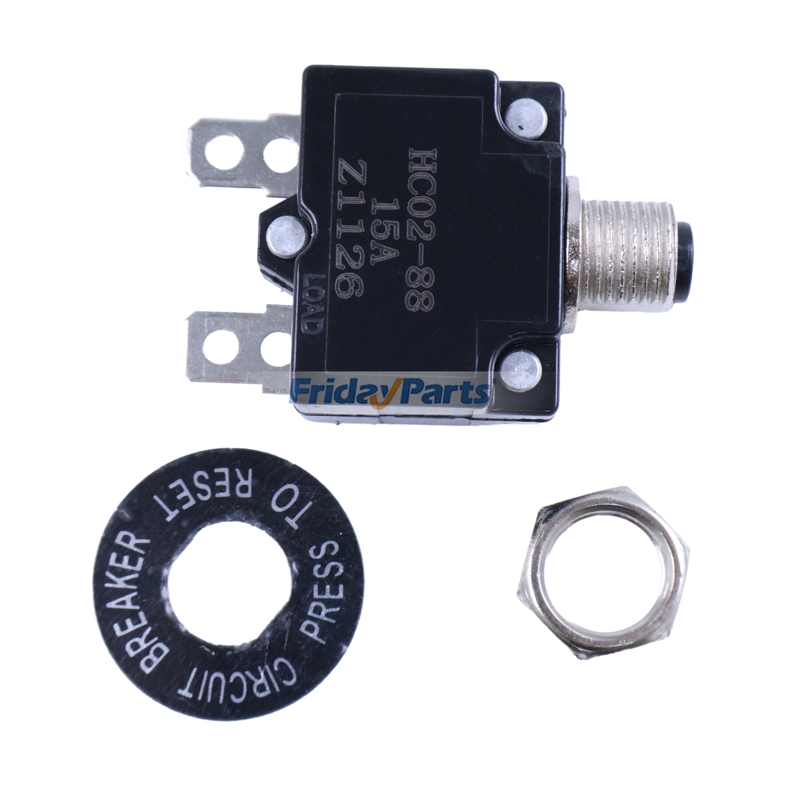 Disyuntor de 15 A 147094GT 24018GT para Genie Lift S-40 S-45 S-60 S-65 S-80 S-85 Z-30/20N Z-34/22N Z-40/23N Z-45/25 Z-60/34 de FridayParts