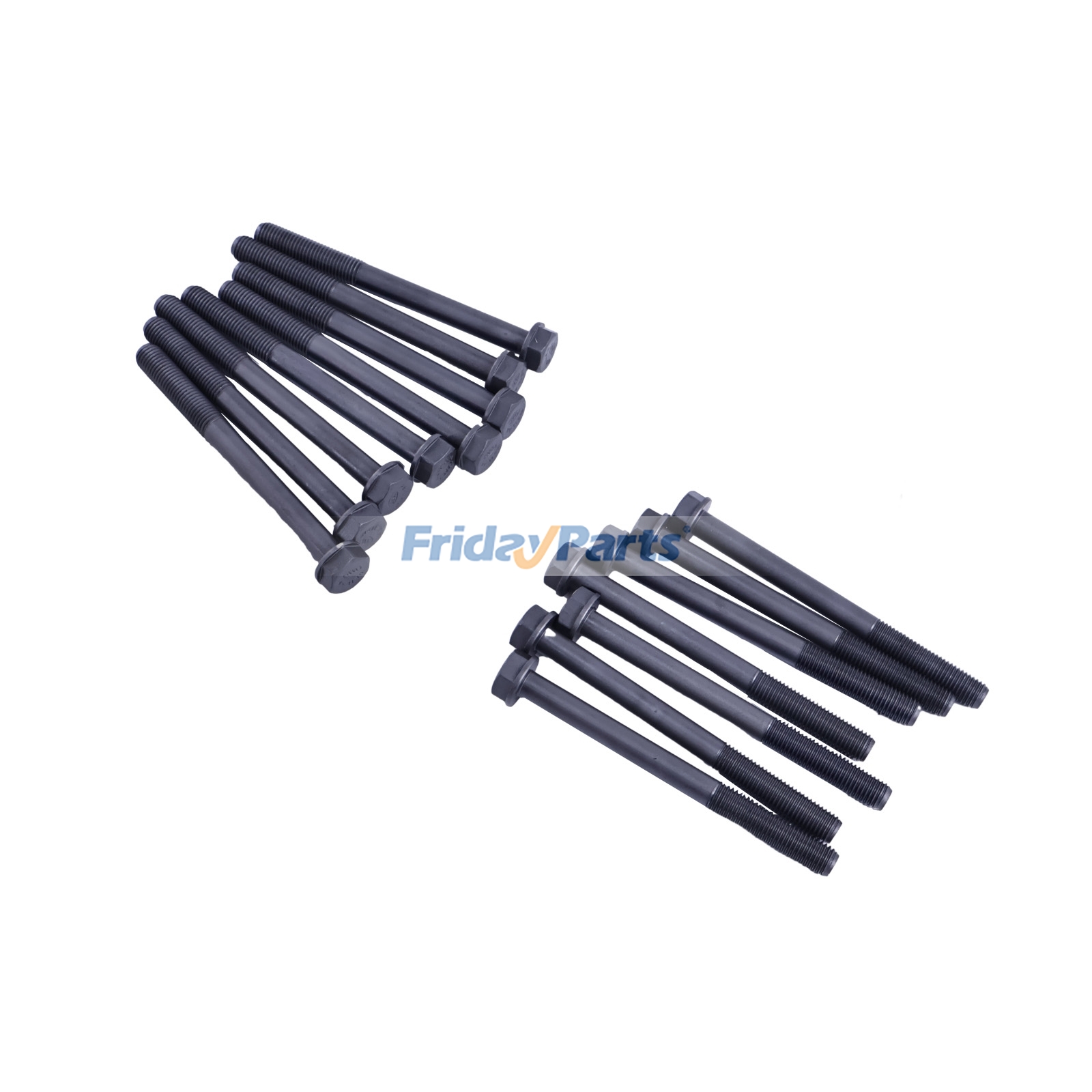 15Pcs Cylinder Head Bolt 5090090360 8941478670 for Isuzu Engine 2AA1 3AA1 3AF1 3AB1 Hitachi Excavator EX50UR