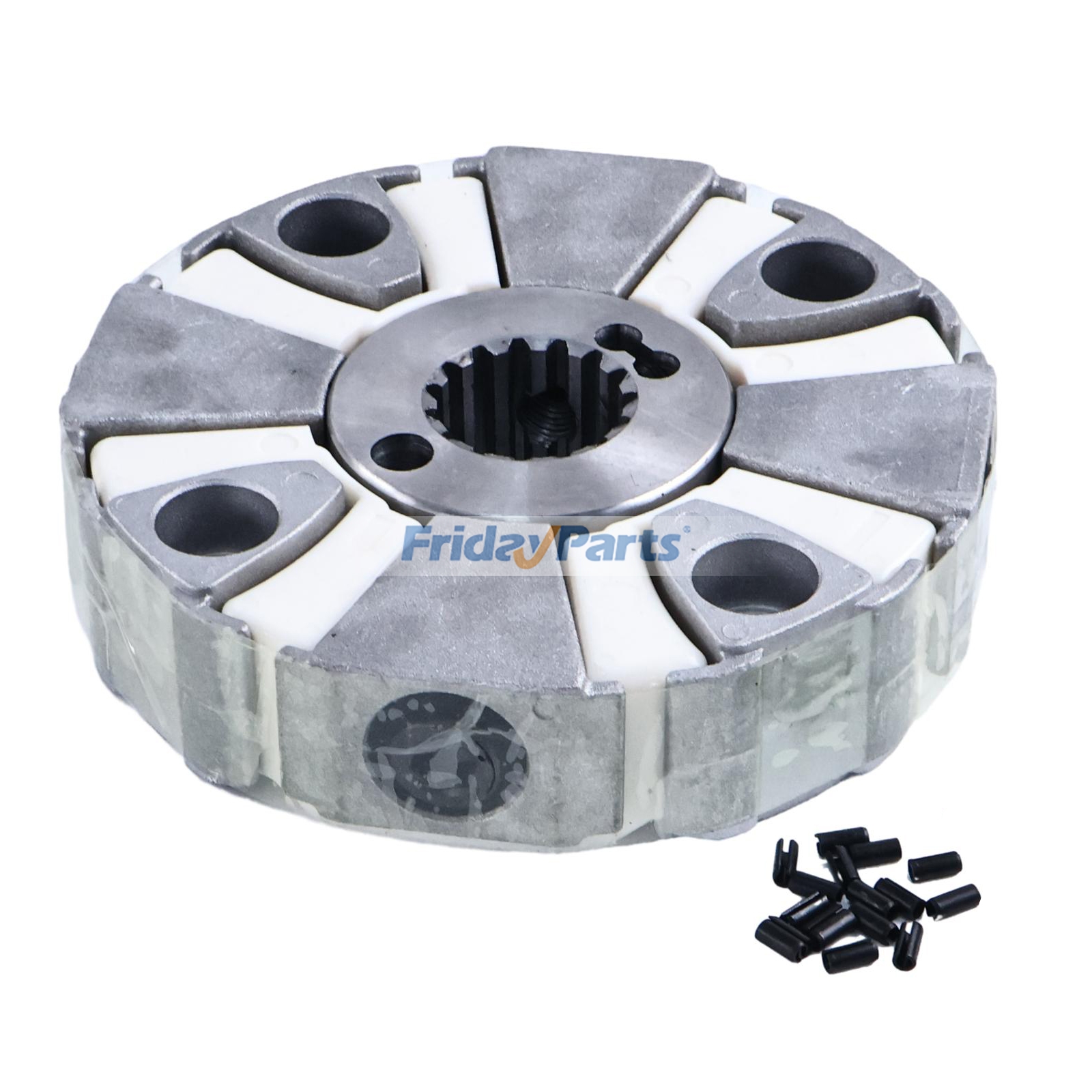 Conjunto de acoplamento 15T com cubo FYB00003277 4646894 para escavadeiras John Deere 300GLC, 350GLC, 350DLC, 380GLC, 3754D, 3756G e Hitachi ZX330-3-HCMC ZX400W-3. FridayParts