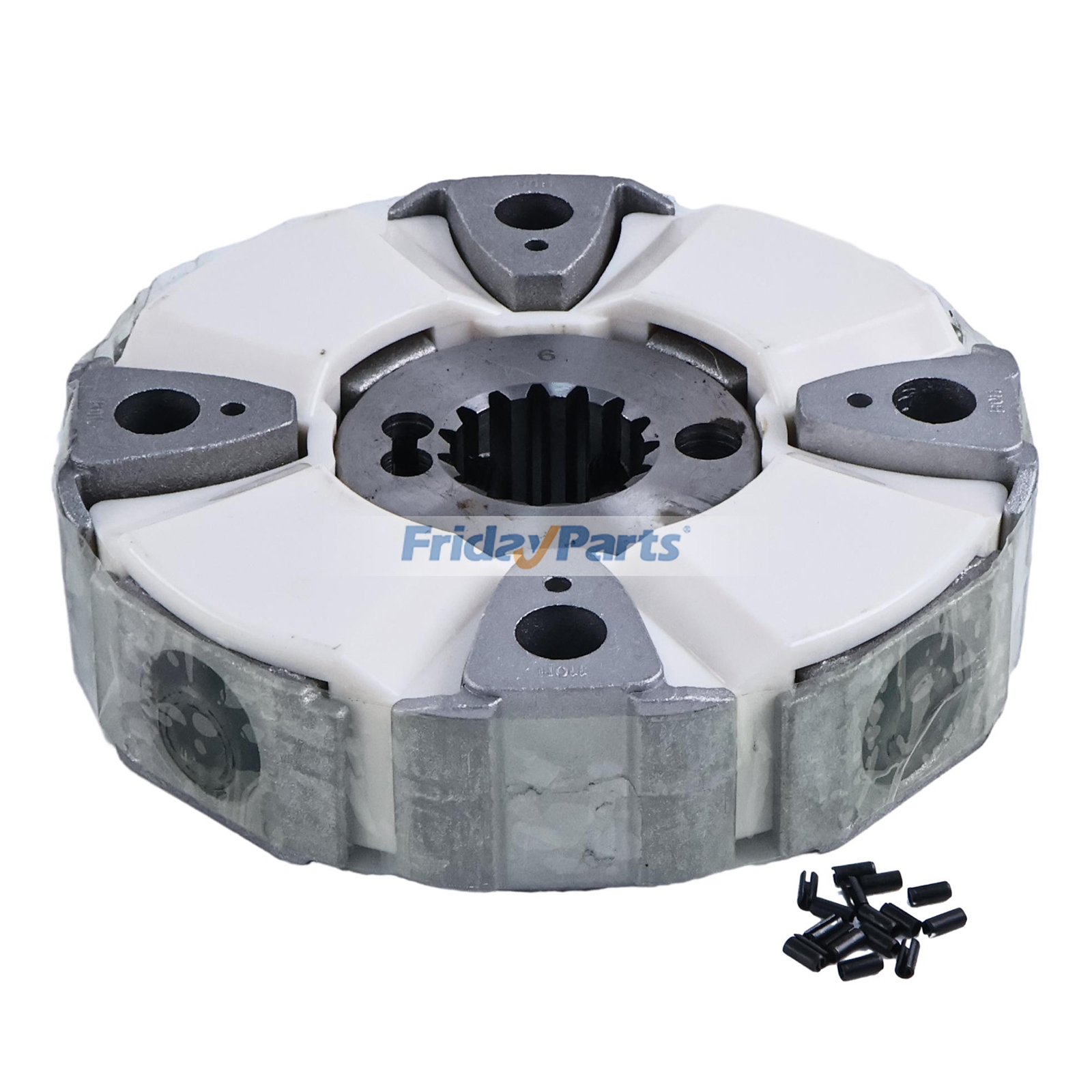 Conjunto de acoplamiento de 15T con cubo FYB00003277 4646894 para excavadoras John Deere 300GLC, 350GLC, 350DLC, 380GLC, 3754D, 3756G, Hitachi ZX330-3-HCMC y ZX400W-3